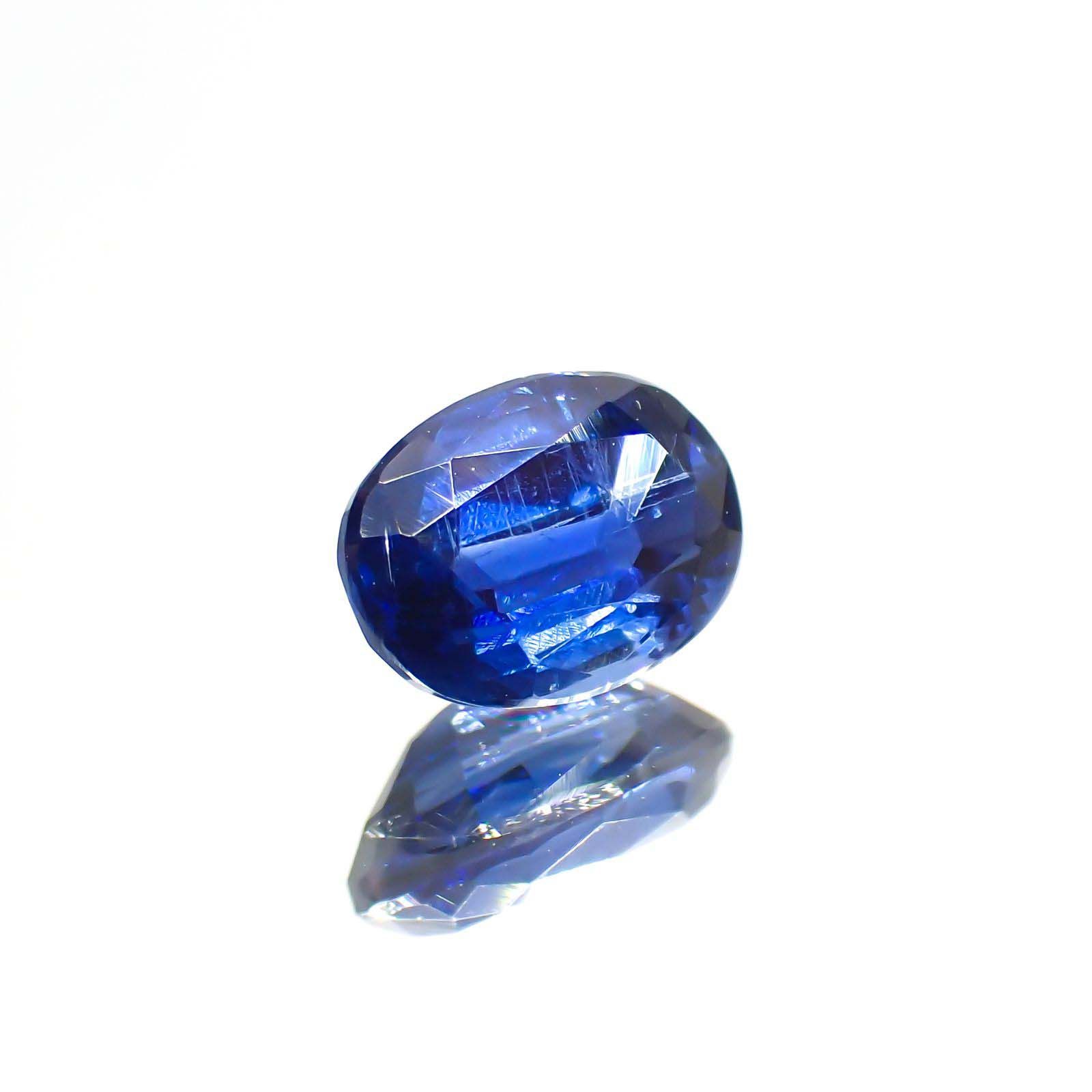 カイヤナイト(宝石名カイヤナイト)ネパール産 1.07ct 識別済[230622476]7.1x5.1mm前後