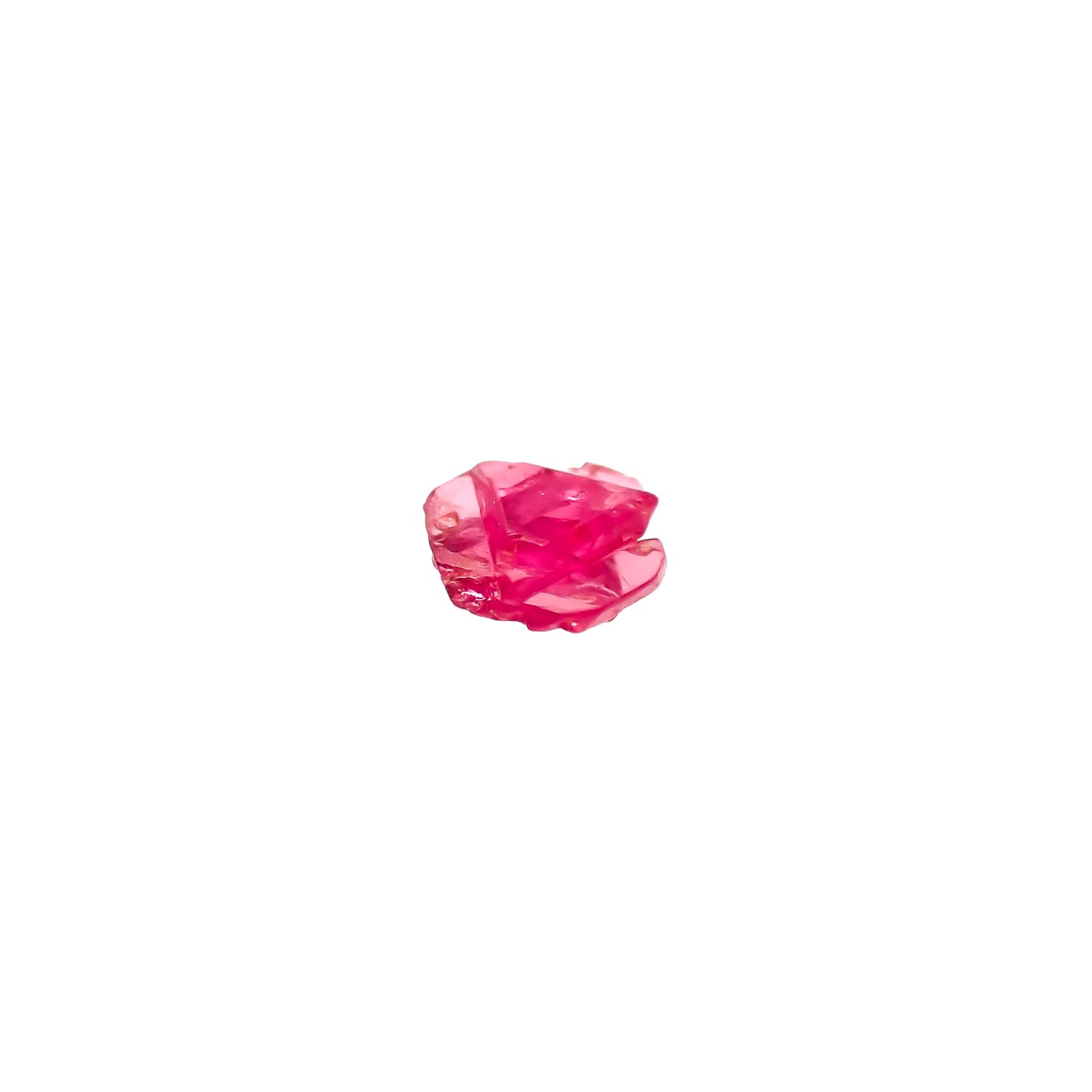 ツインクリスタルスピネル(スピネル式双晶) 原石 ビルマ産 0.11ct[240628433]3.3x3.3mm前後
