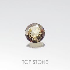 カラーチェンジマラヤガーネット タンザニア産 ルース 0.43ct[20096093]4.9×4.9mm前後