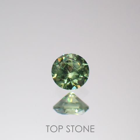 デマントイドガーネット(宝石名デマントイド・ガーネット)ロシア産 0.14ct 識別済[220616530]3.1x3.1mm前後