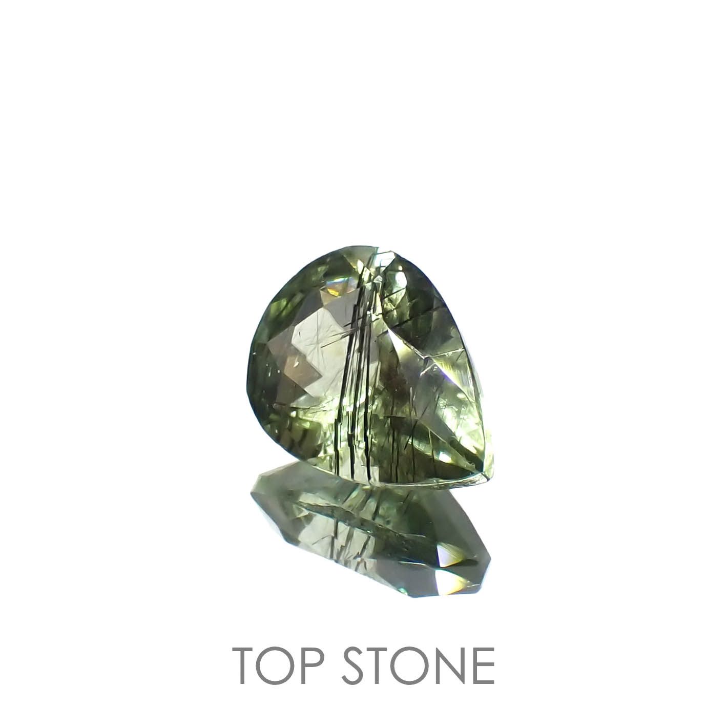 ルドウィジャイトインペリドット パキスタン産 1.56ct[221219516]8.9x6.6mm前後