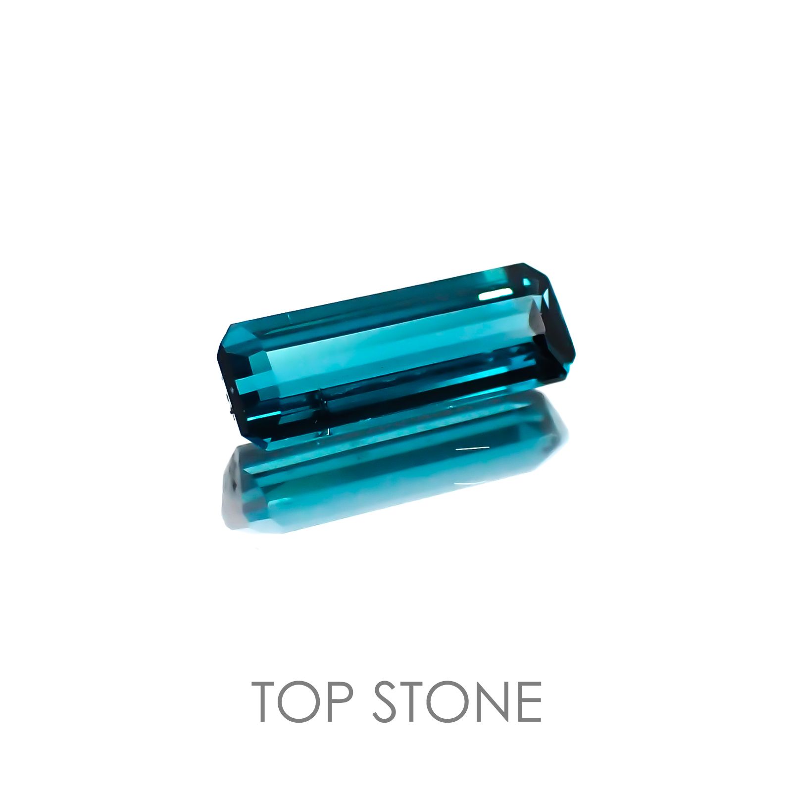 インディゴライト ソーティング付き ブラジル産 ルース 0.7ct[20128464]9.1×3.3mm前後