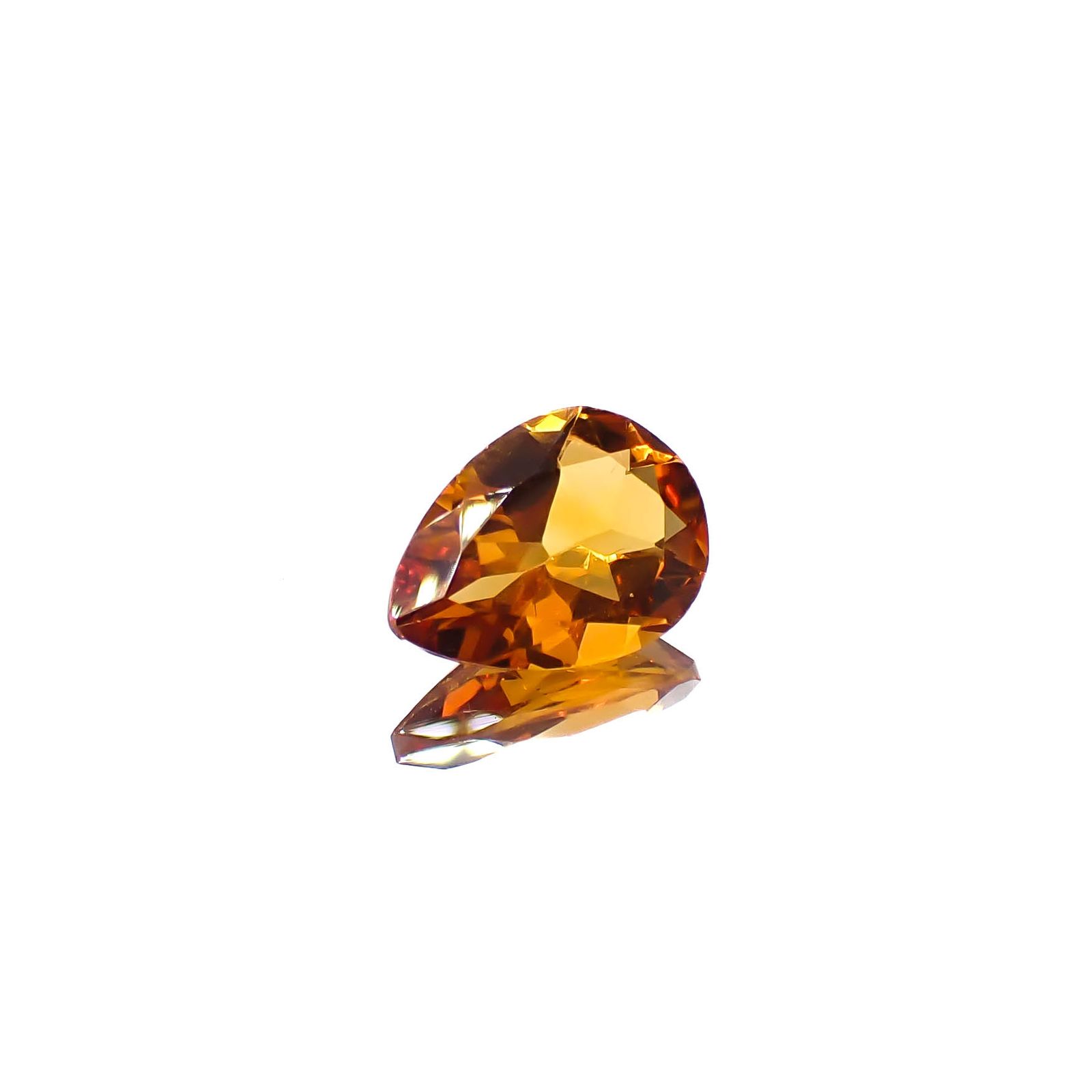 マデイラシトリン ブラジル・ミナスジェライス州産 1.43ct [250630578]9.8x7.2mm前後