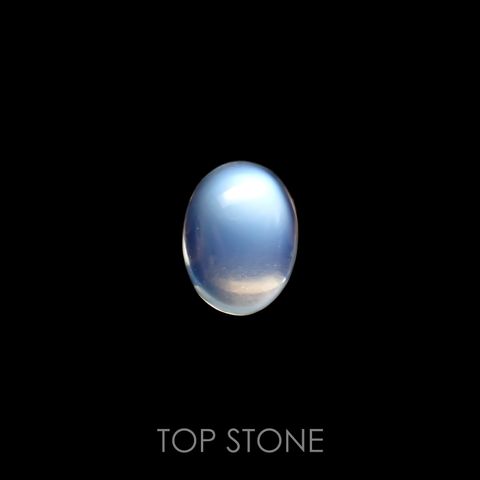 ムーンストーン(宝石名ムーンストーン)インド/スリランカ産 1.18ct 識別済[220515794]8x5.9mm前後