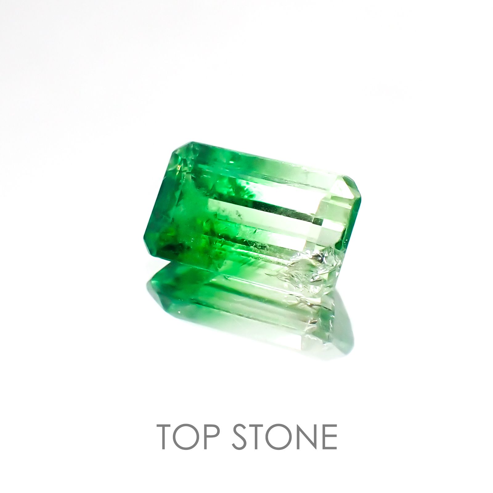 バイカラーツァボライト タンザニア産 ルース 1.82ct[20128483]8.7×5.4mm前後