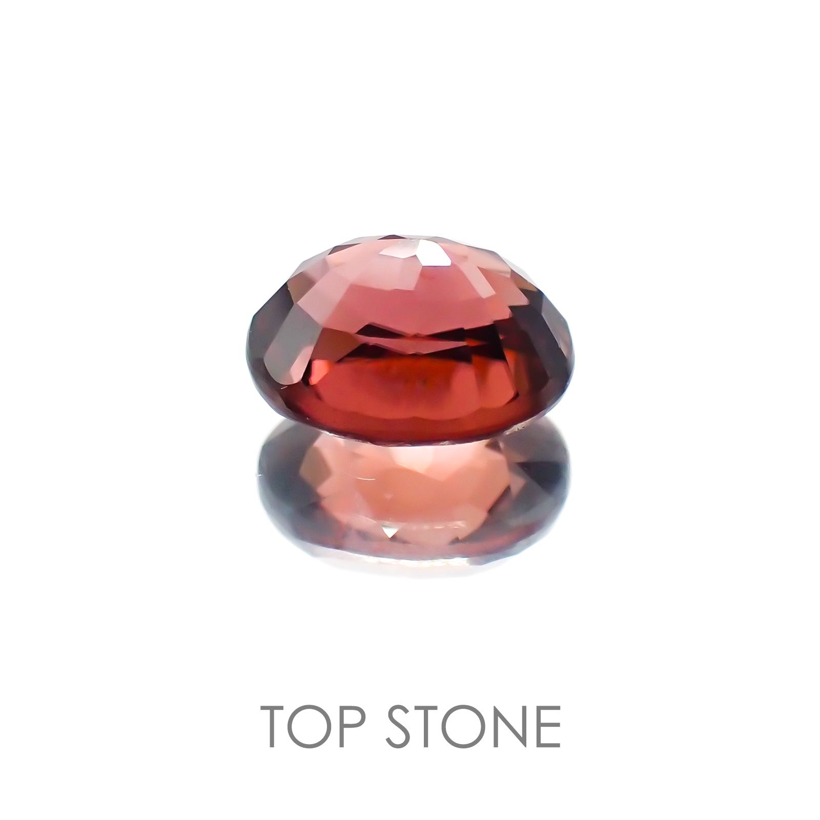 ピンクジルコン スリランカ,カンボジア産 ルース 1.99ct[20118075]7.4×6mm前後