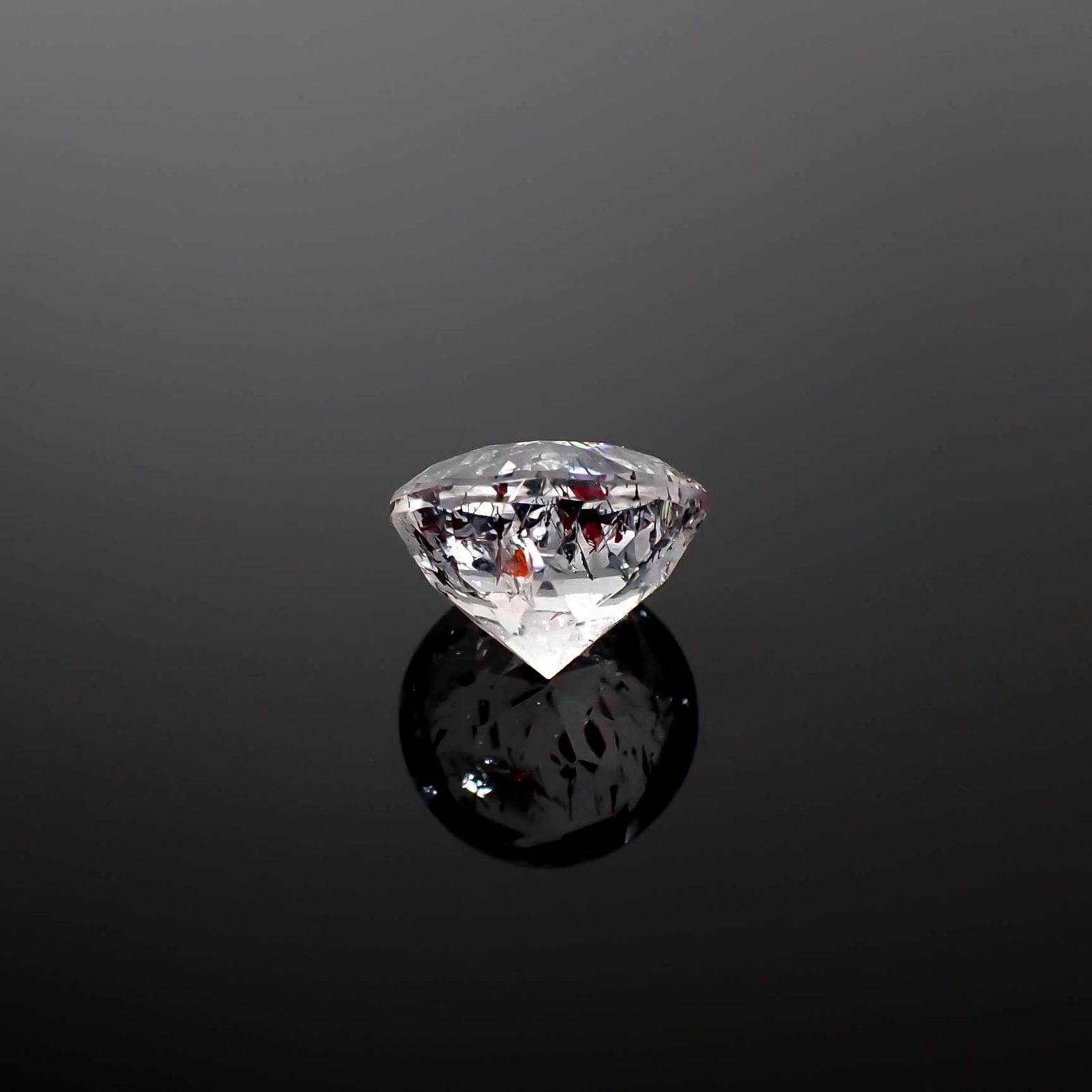 ファイヤークォーツ ナイジェリア産 2.33ct[240326711]8.5x8.4mm前後 