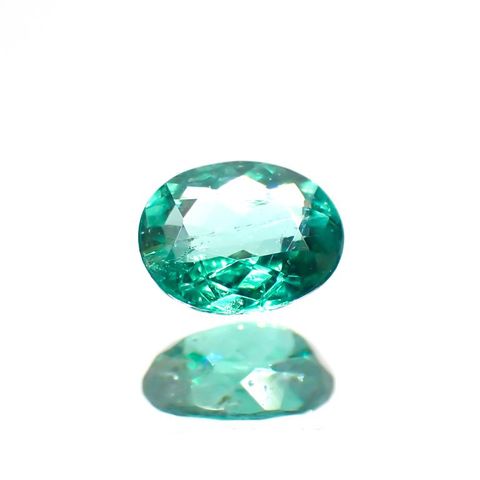 パライバトルマリン(宝石名トルマリン/別名パライバ・トルマリン)ブラジル産 GIA鑑付 0.28ct / 4.64x3.85mm前後 [211113715]