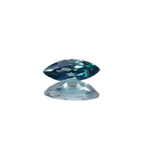 サファイア(宝石名サファイア)ケニア産 0.41ct 識別済[231225184]7x2.8mm前後