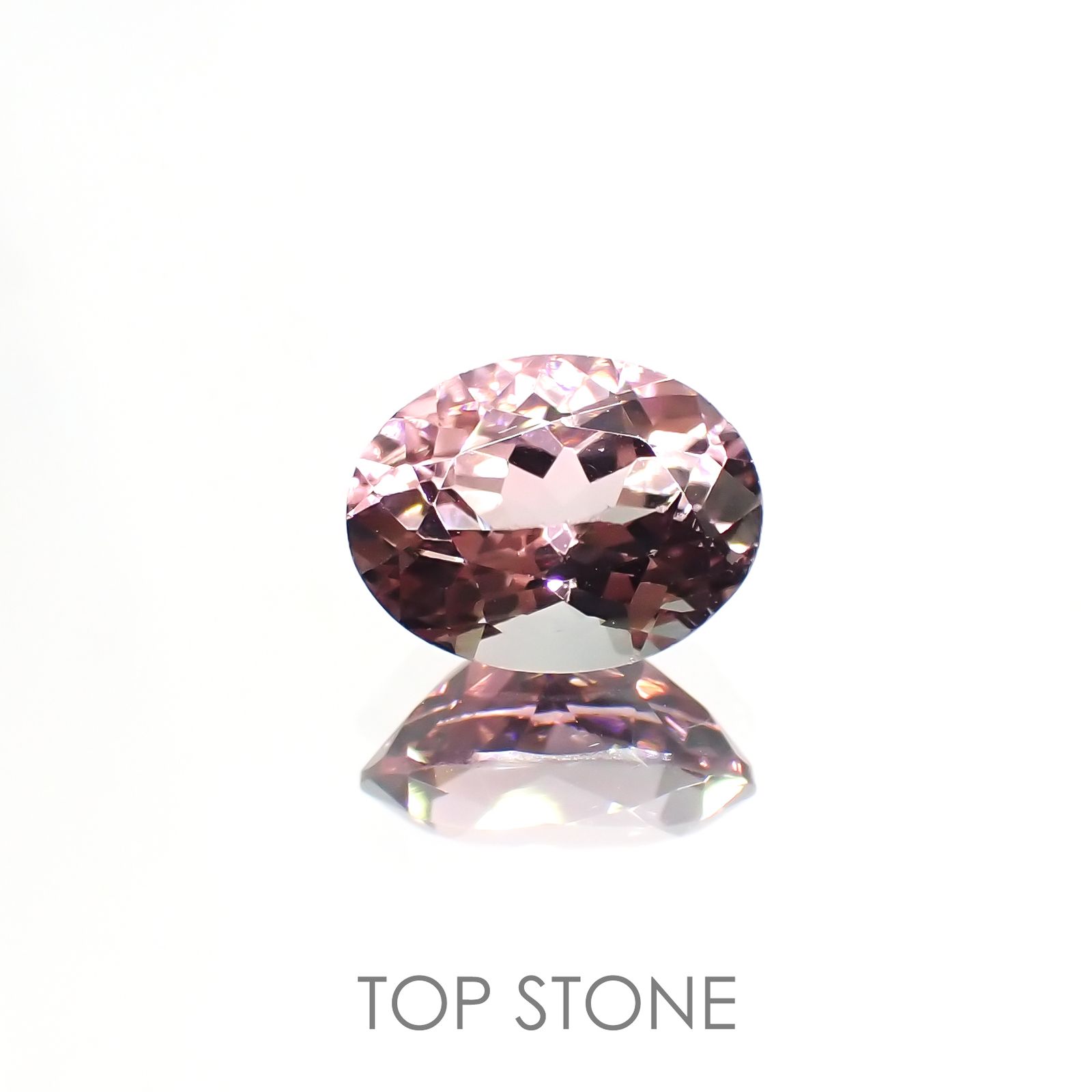 バイカラートルマリン(宝石名バイカラー・トルマリン) コンゴ民主共和国産 1.997ct ソ付(彩珠)[211013596]9×7.1mm前後