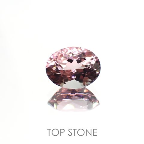 バイカラートルマリン(宝石名バイカラー・トルマリン) コンゴ民主共和国産 1.997ct ソ付(彩珠)[211013596]9×7.1mm前後