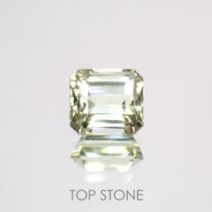 グリーンフロストルマリン(宝石名トルマリン) ルワンダ産 1.486ct ソ付(彩珠)[211013639]6.8×6.1mm前後