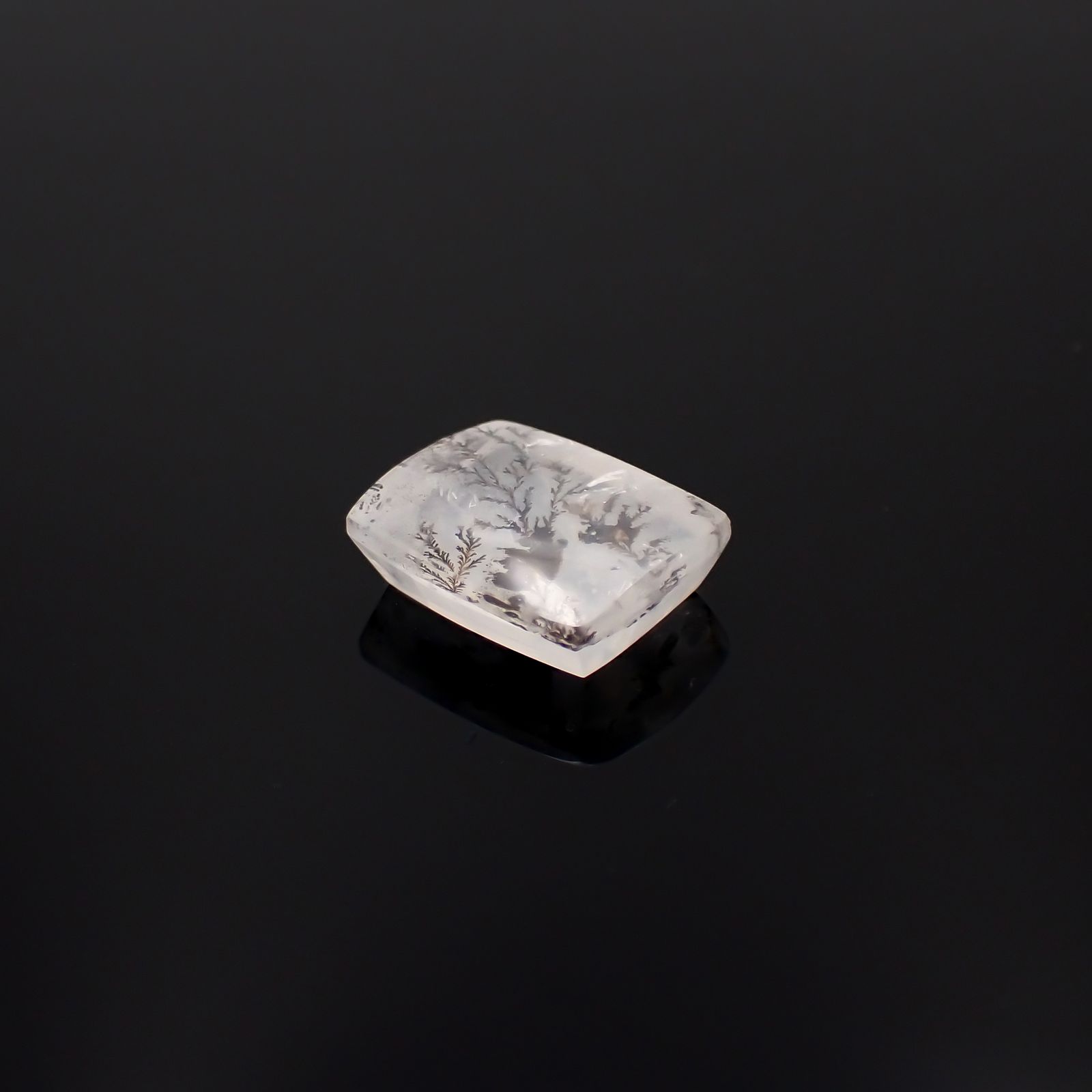 デンドリチッククォーツ ブラジル産 5.39ct[231224898]12.4x9.8mm前後