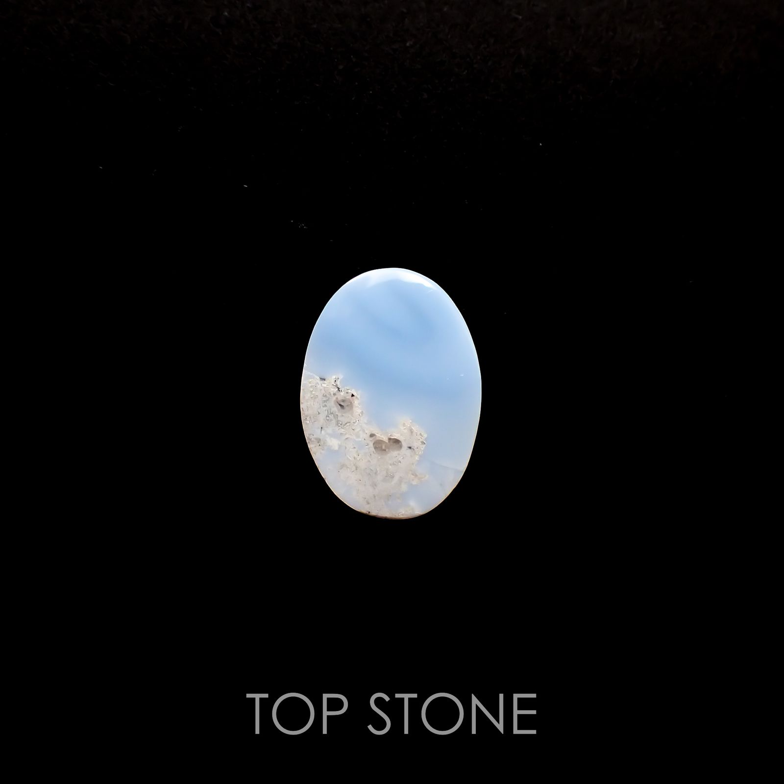 マトリックスブルーオパール アメリカ・オレゴン州産 3.10ct[221219388]13.2x9.5mm前後
