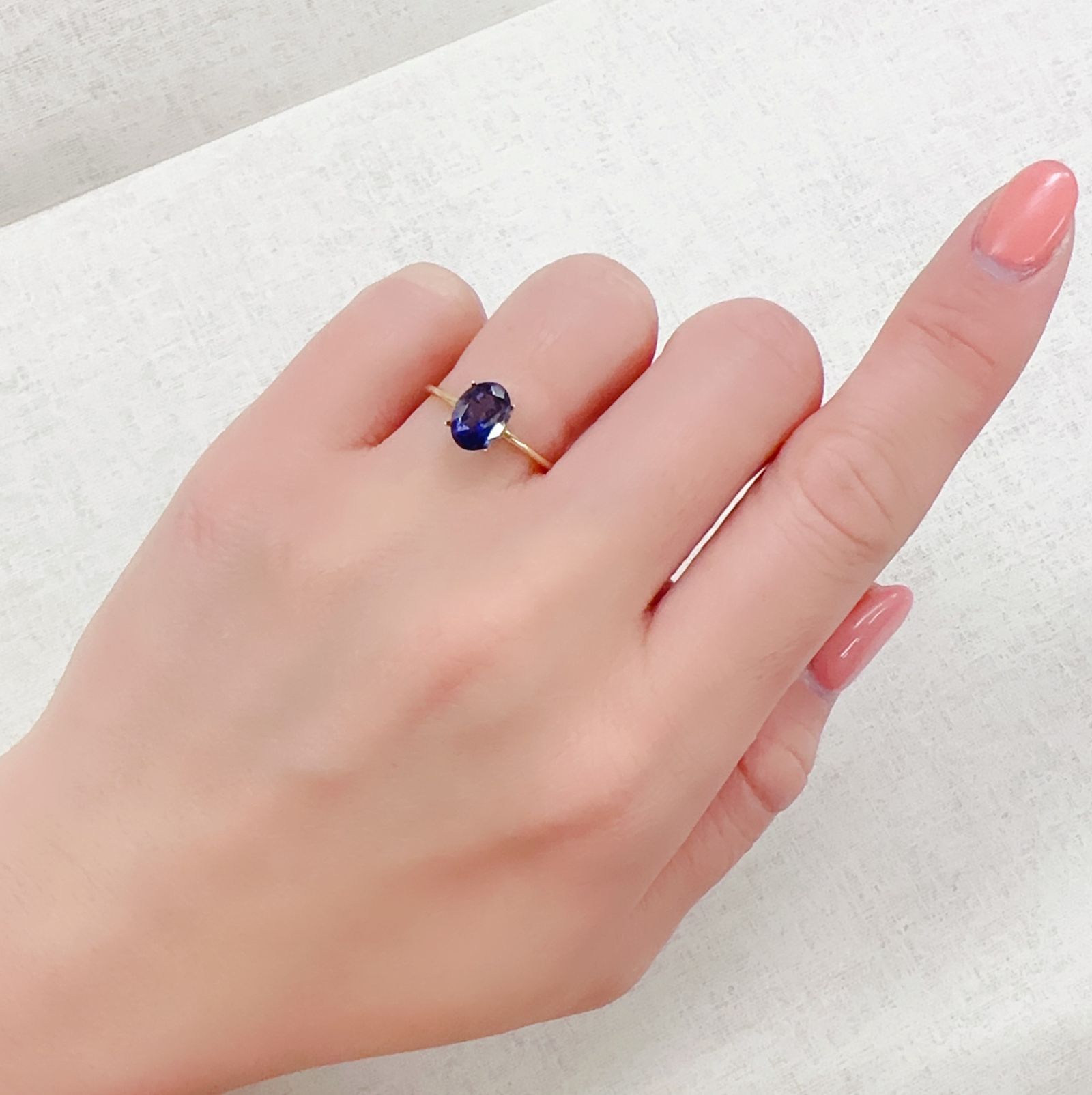 アイオライト タンザニア産 1.01ct[230321005]7.9x6mm前後