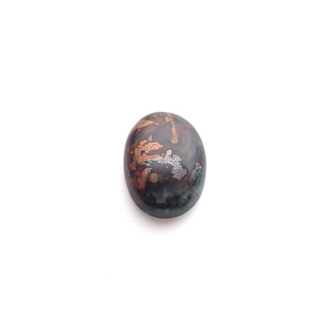 コッパークリソコラインカルセドニー インドネシア産 8.89ct[230722637]14.4x10.7mm前後