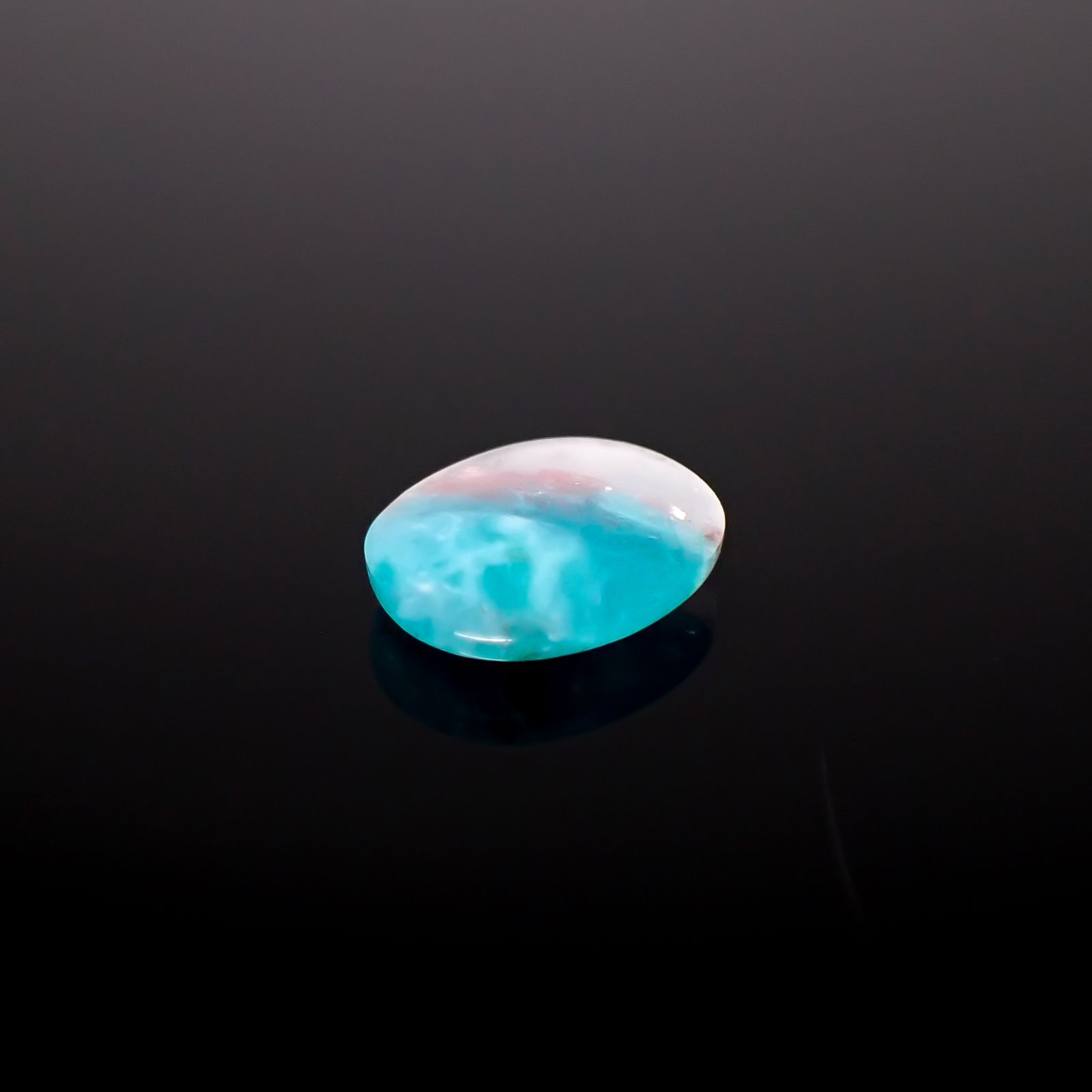◇リバーシブル◇パライバトルマリンインクォーツ ブラジル産 1.83ct [241129447]10.1x8.1mm前後