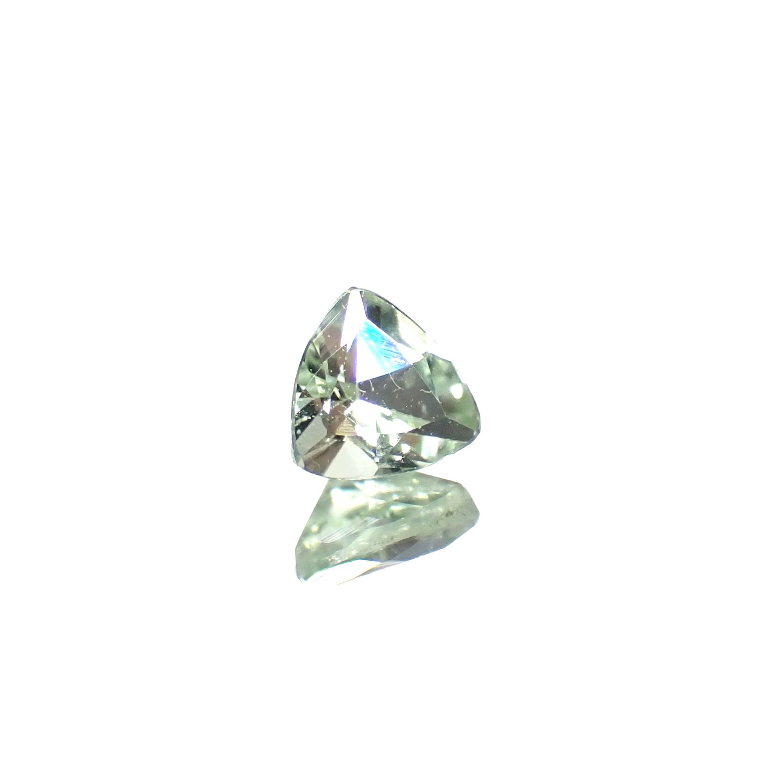 ミントペリドット パキスタン/ノルウェー産 0.18ct [250730644]3.6x3.7mm前後
