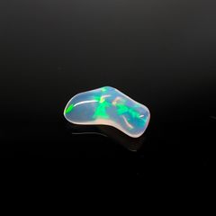 ◇バロック型◇エチオピアオパール(宝石名オパール) エチオピア産 識別済 1.53ct / 12.7x7.5mm前後 [260111398]