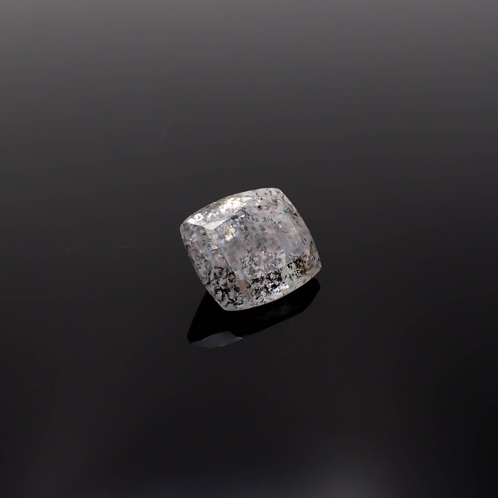 アベンチュリンアクアマリン ブラジル産 6.47ct / 12.8x11mm前後 [260424698]