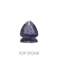 ブラッドショットアイオライト(宝石名ブラッドショット・アベンチュリン・アイオライト)インド産 1.59ct 識別済[220616719]8.6x8.7mm前後