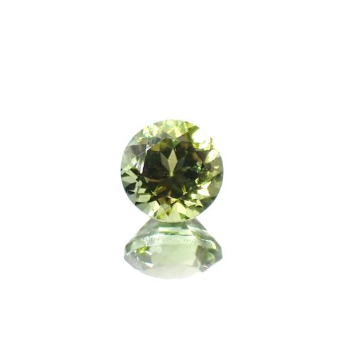 グリーントルマリン モザンビーク/コンゴ産 1.38ct[240527787]6.9x6.9mm前後