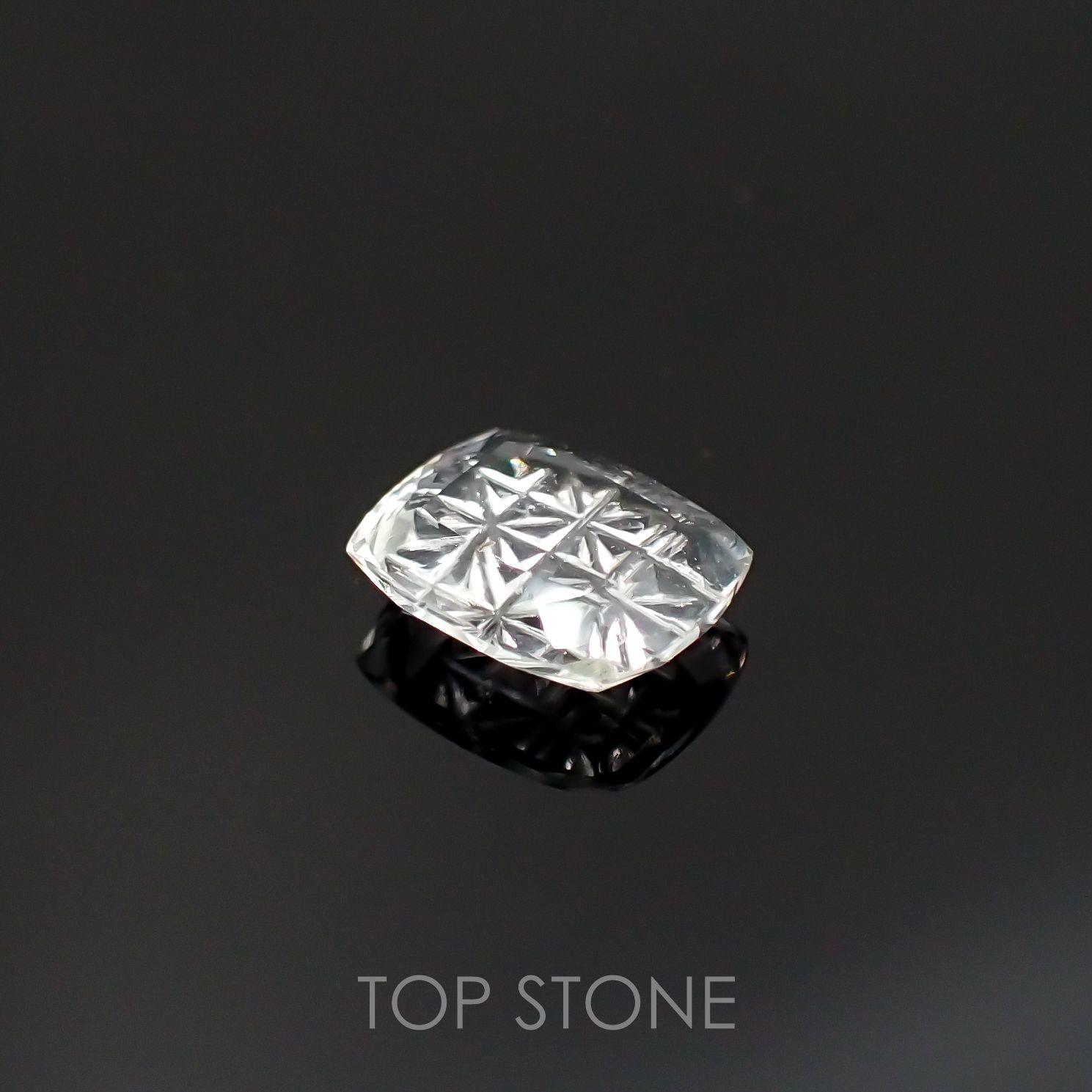 ◇甲州貴石切子Plus Three◇ハイアライトオパール カード付き(宝石名オパール)メキシコ産 1.09ct 識別済[220616072]8.5x7mm前後