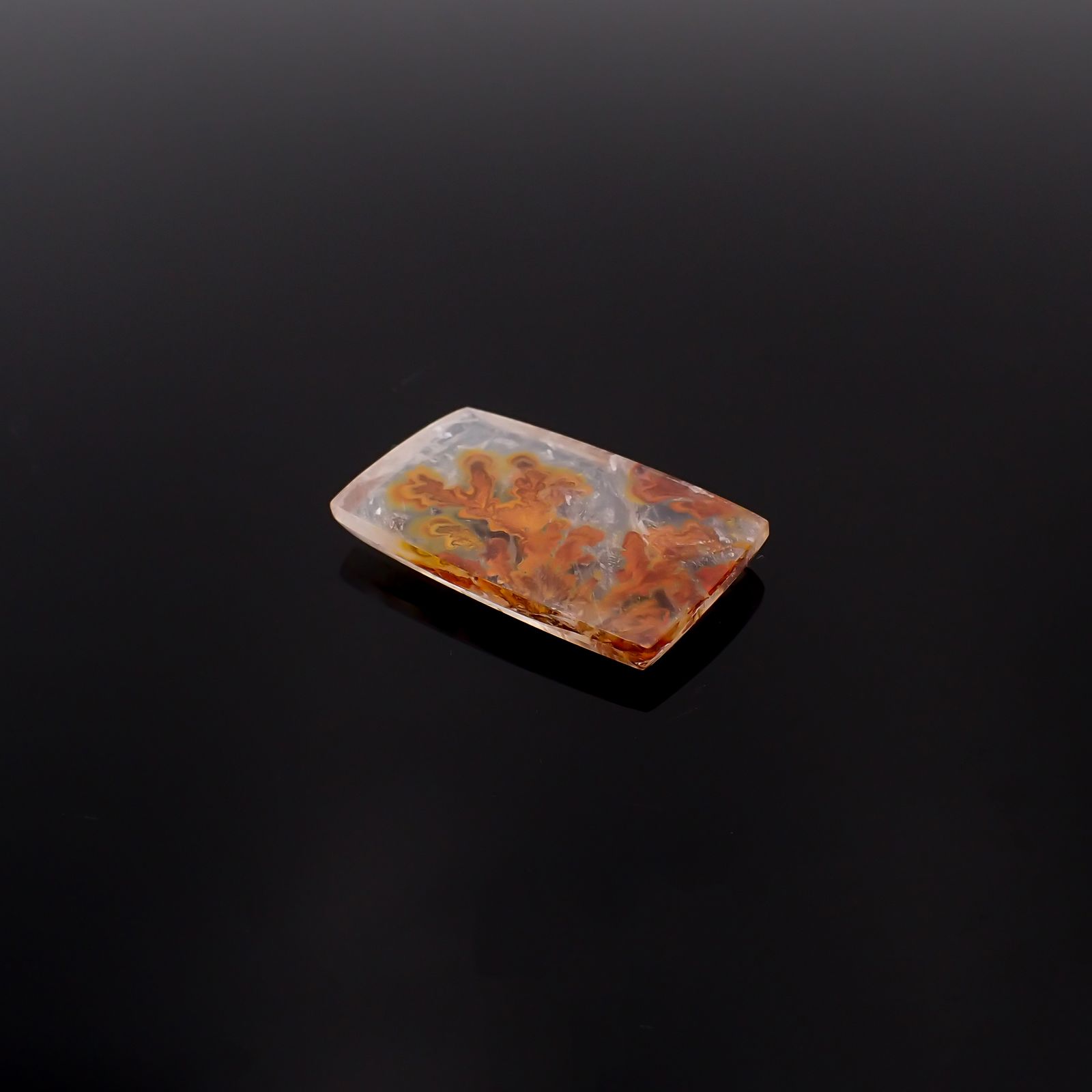 レッドデンドリチッククォーツ ブラジル産 19.29ct[231225089]27.2x16.4mm前後
