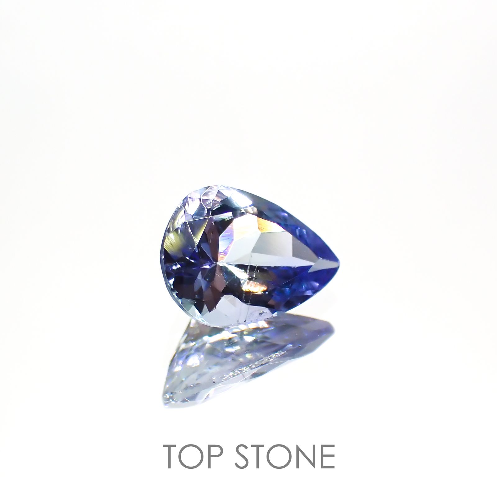 バイカラータンザナイト(ゾイサイト) タンザニア産 ルース 0.95ct[210812660]7.8×5.8mm前後