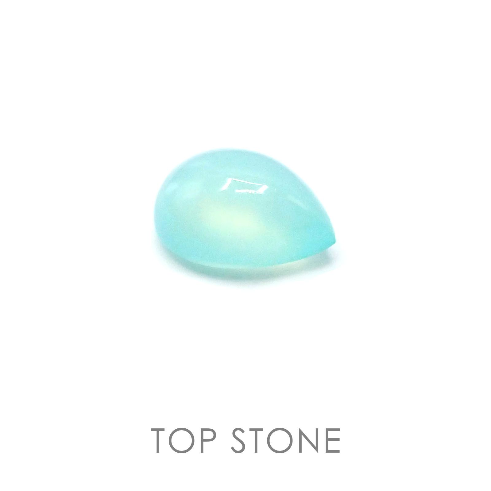 ブルーオパール ペルー産 ルース 0.95ct[20084719]7.9×6mm前後