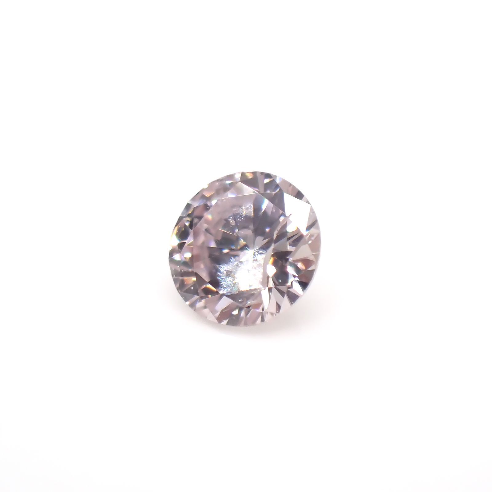 ピンクダイヤモンド (宝石名ダイアモンド)I-1 / VERY LIGHT PINK 0.073ct ソ付(CGL)[220716978]2.7x2.71mm前後