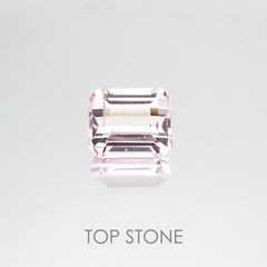 クンツァイト(宝石名クンツァイト) アフガニスタン産 3.15ct 識別済[20084355]8.6×7.4mm前後