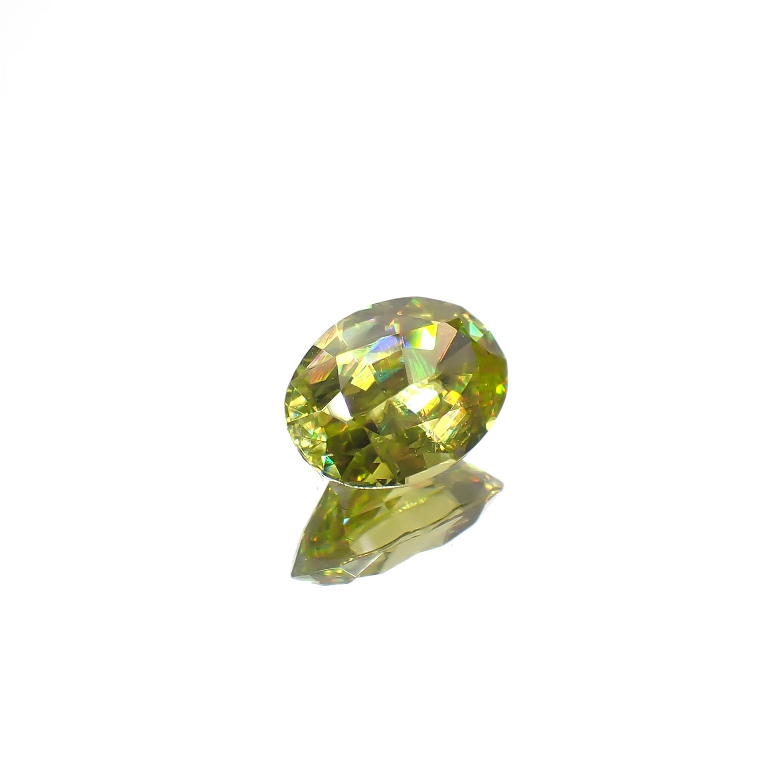スフェーン(宝石名スフェーン)マダガスカル産 1.32ct 識別済[240627952]8.4x5.9mm前後