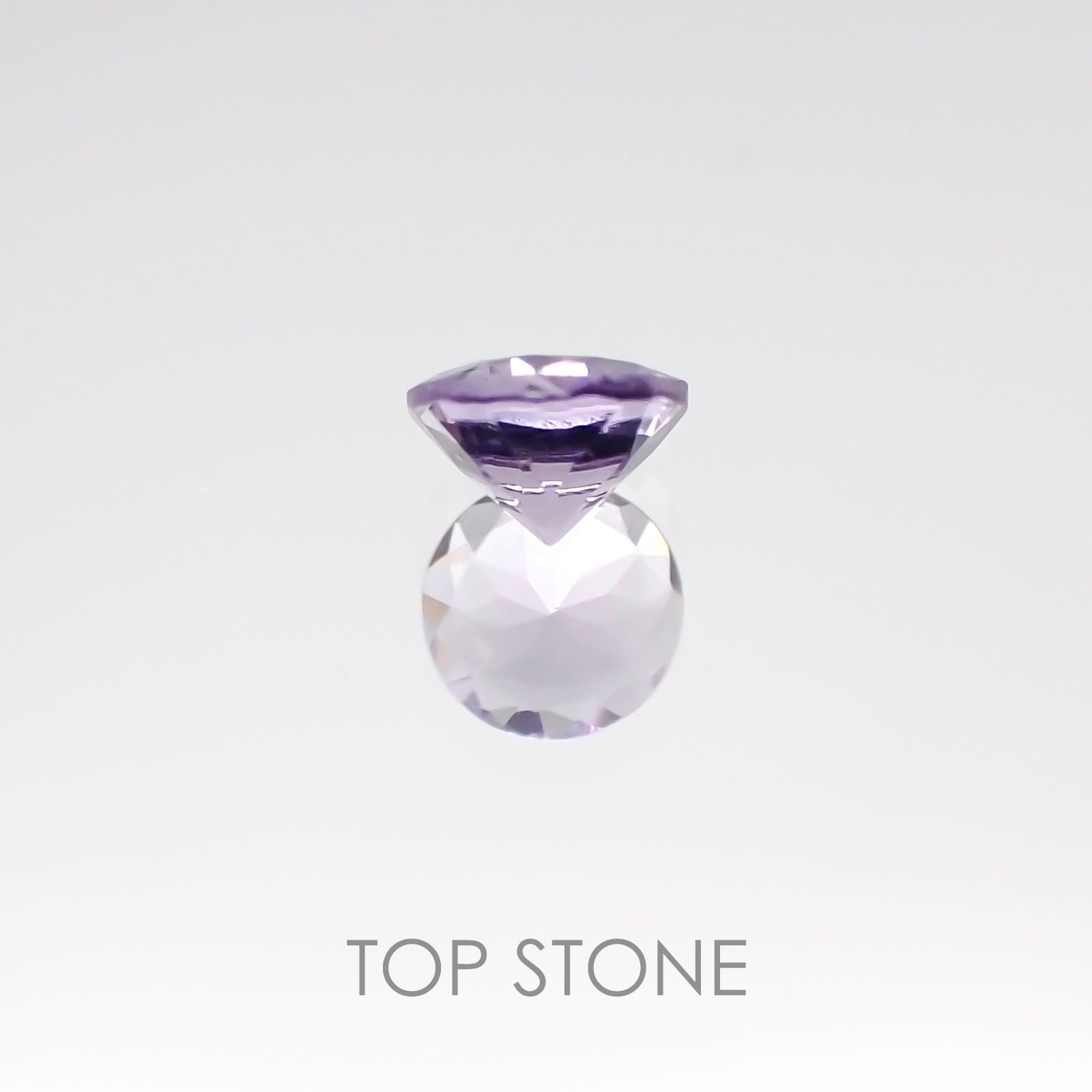 マリアライト(宝石名パープル・スキャポライト) スリランカ産 0.23ct 識別済[20106662]4.1×4.1mm前後