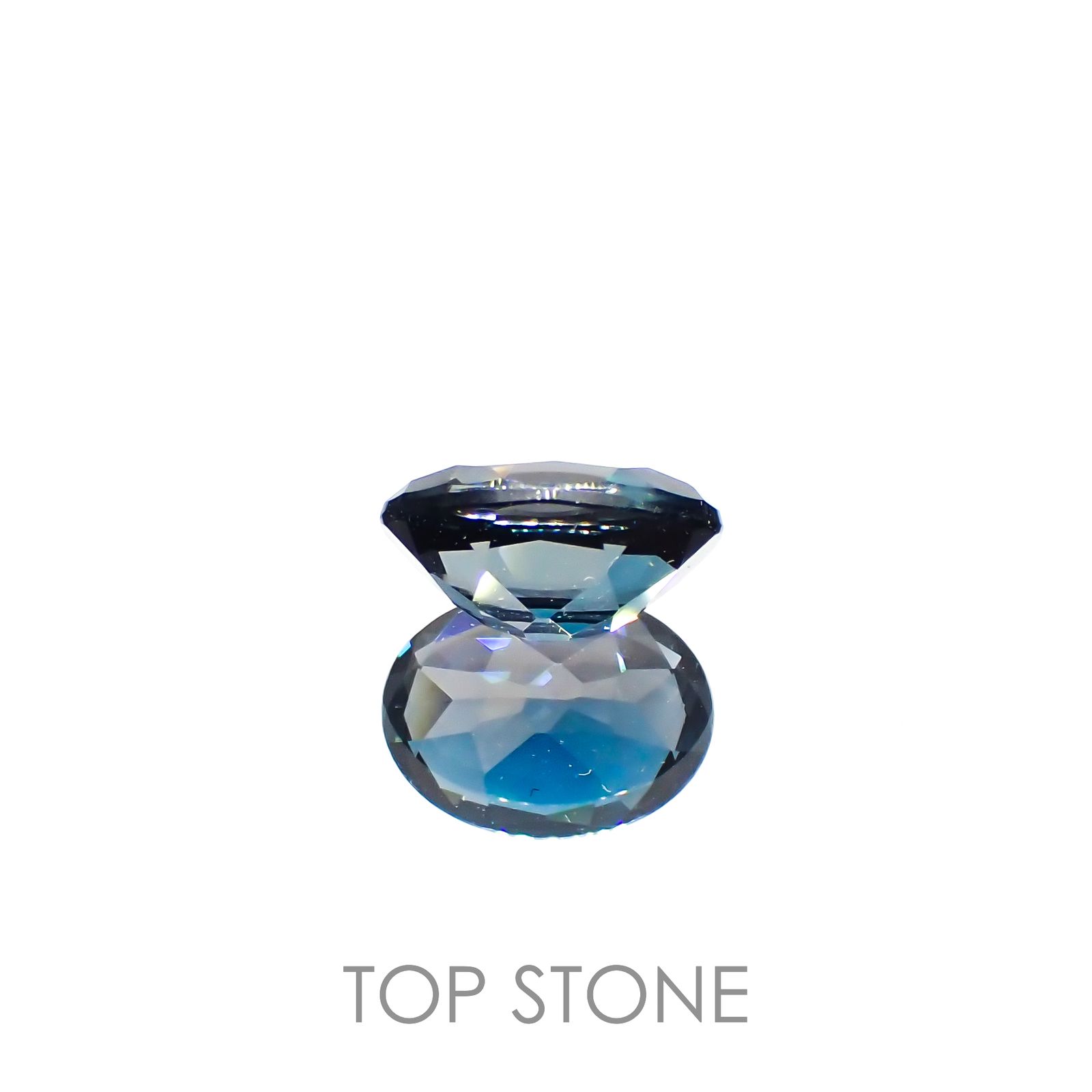 ロンドンブルートパーズ ブラジル産 1.55ct[221219305]8.1x6.1mm前後