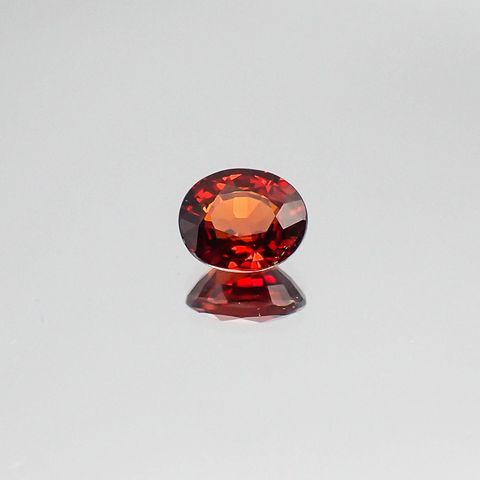 スペサルティンガーネット(宝石名スペサルティン・ガーネット)ナイジェリア産 1.21ct 識別済[230522152]6.6x5.5mm前後