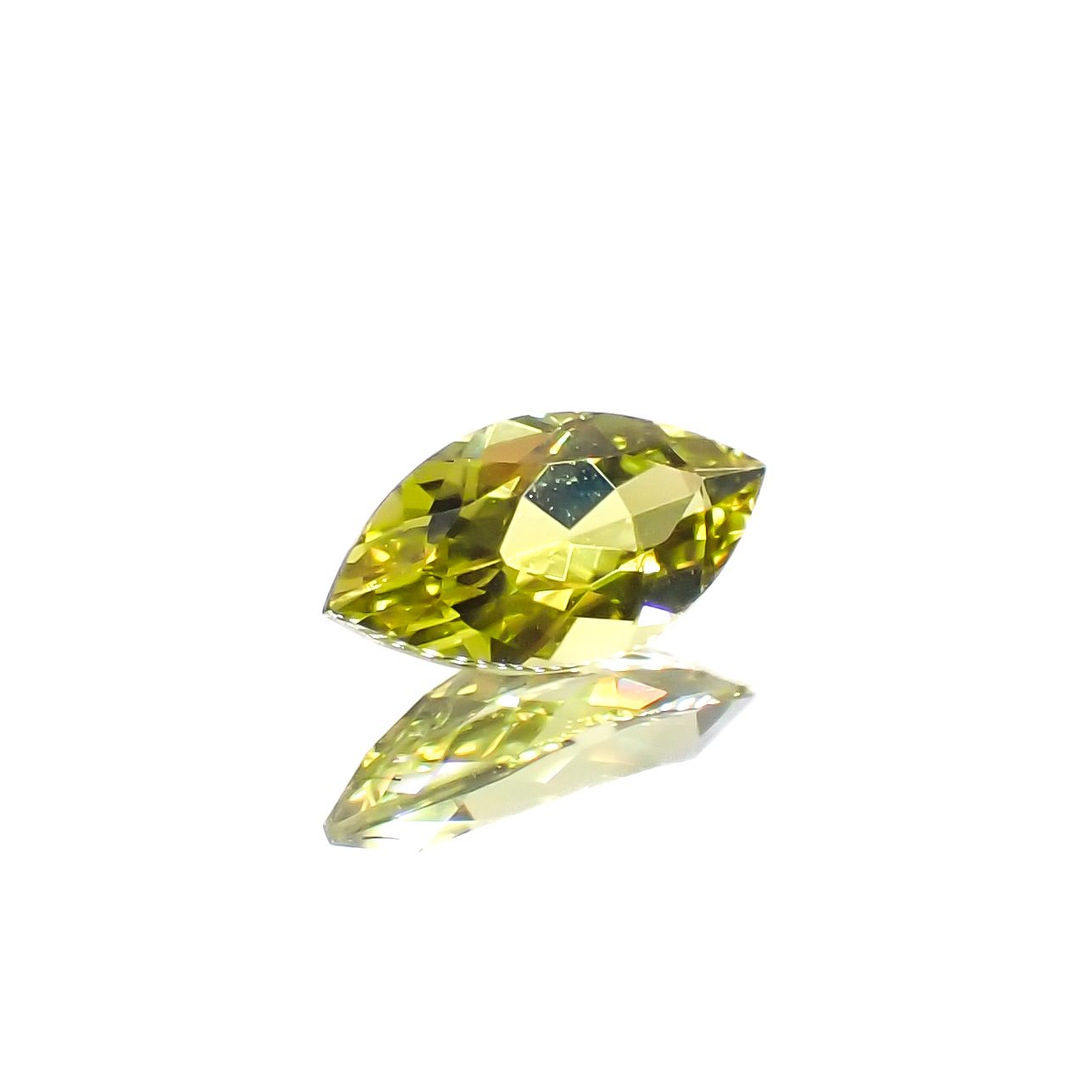 カナリートルマリン ザンビア・カナリー鉱山産 0.31ct[230823145]7x3.5mm前後