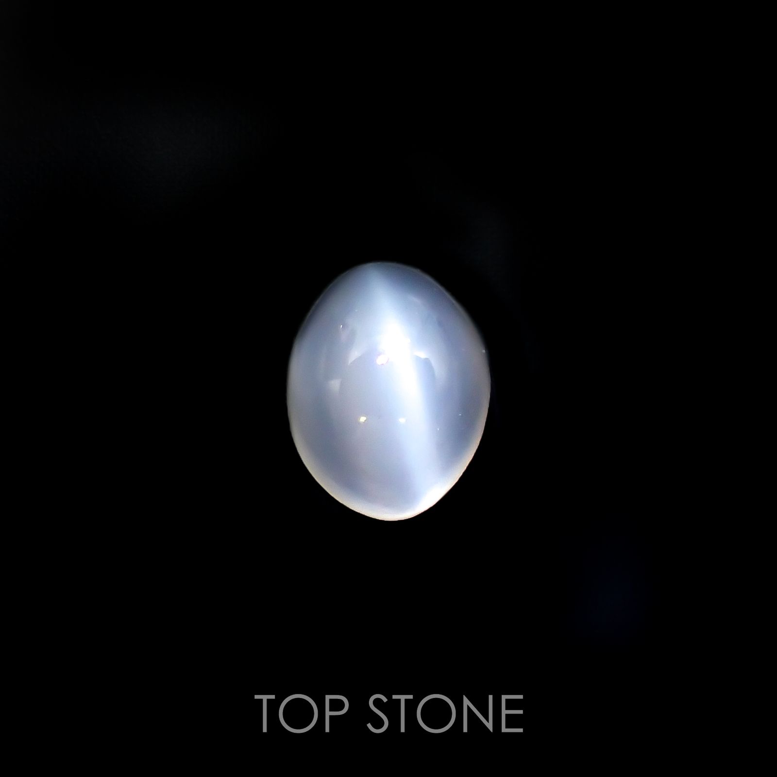 ムーンストーンキャッツアイ(宝石名ムーンストーン・キャッツアイ) インド産 1.33ct 識別済[210611340]7.8×6.1mm前後
