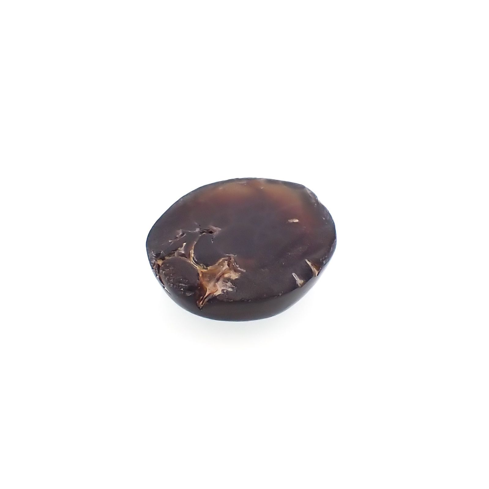 ◇フリーフォーム◇ファイヤーアゲート メキシコ産 3.72ct[220917776]11.1x10.1mm前後
