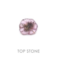 トラピッチェピンクサファイア(宝石名ピンク・サファイア) パキスタン・カシミール産 原石・結晶 0.73ct 識別済[20106825]7.8×7.8mm前後