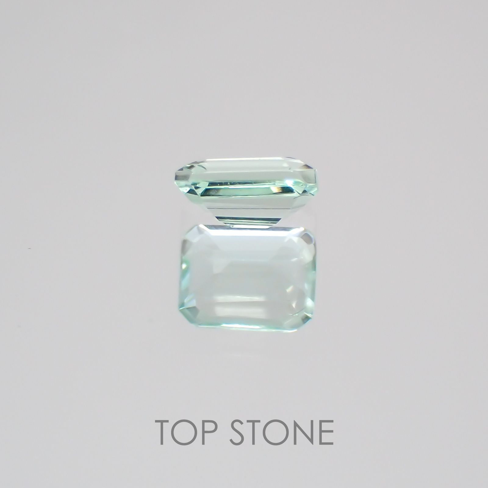 ミントベリル(グリーンベリル) ブラジル産 ルース 0.16ct[21059707]4×3mm前後