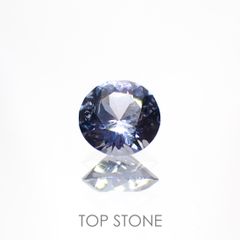グレイッシュブルースピネル ビルマ産 ルース 0.81ct[210913465]6.1×6.1mm前後