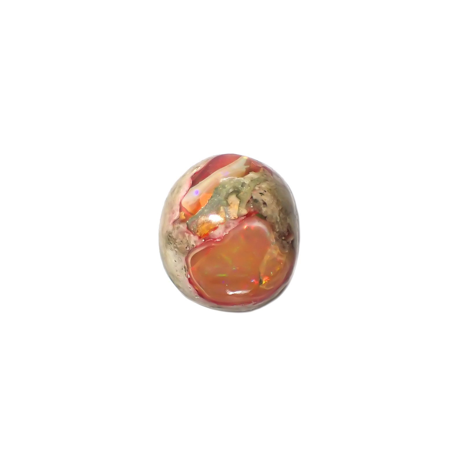 カンテラオパール メキシコ産 7.50ct / 15.3x13.6mm前後 [251015293]