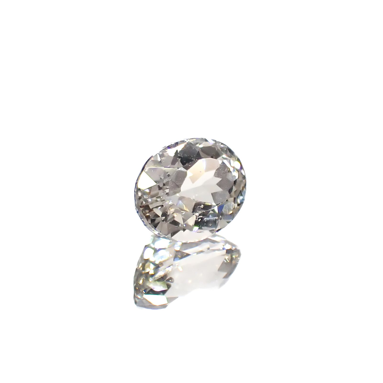 シルバーアパタイト フルオレッセンス アフリカ産 1.40ct[240928963]7.5x5.9mm前後