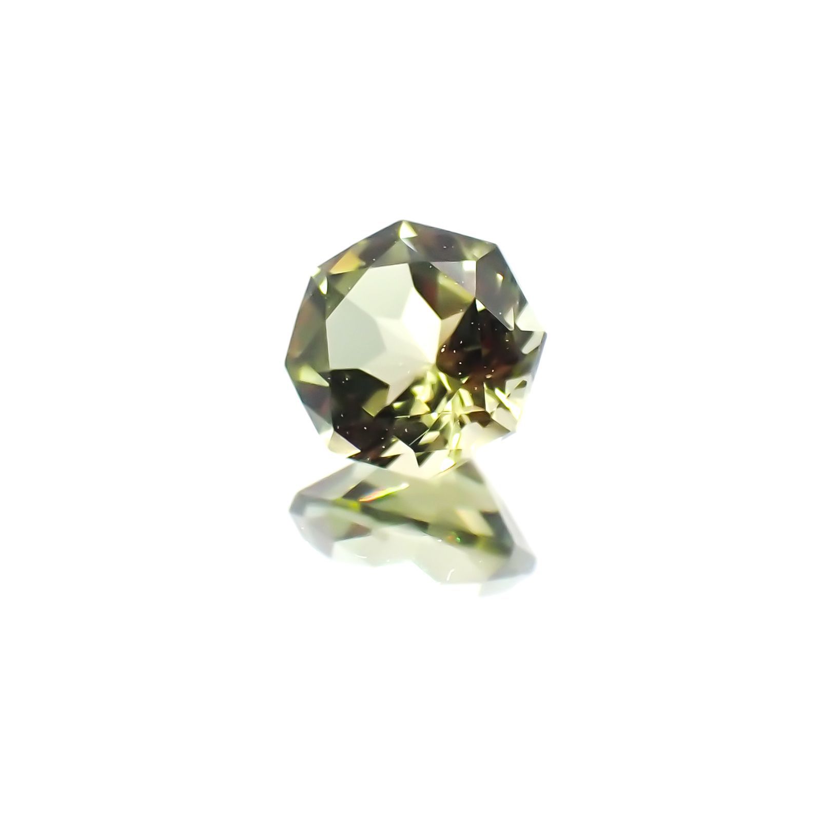 ◇オクタゴンカット◇グリーントルマリン SA(宝石名グリーン・トルマリン)ブラジル産 0.57ct 識別済[231124199]5.1x5mm前後