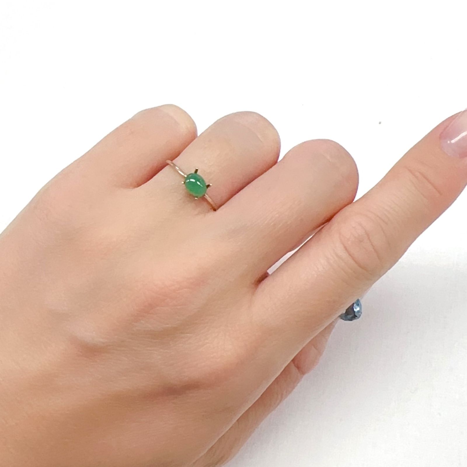 翡翠 ビルマ産 0.60ct[240326945]5.8x4.7mm前後