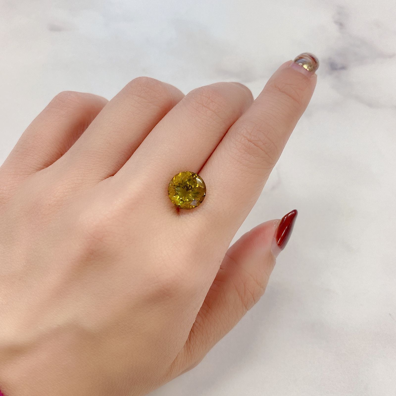 バイカラートルマリン(宝石名トルマリン)ナイジェリア産 4.349ct ソ付