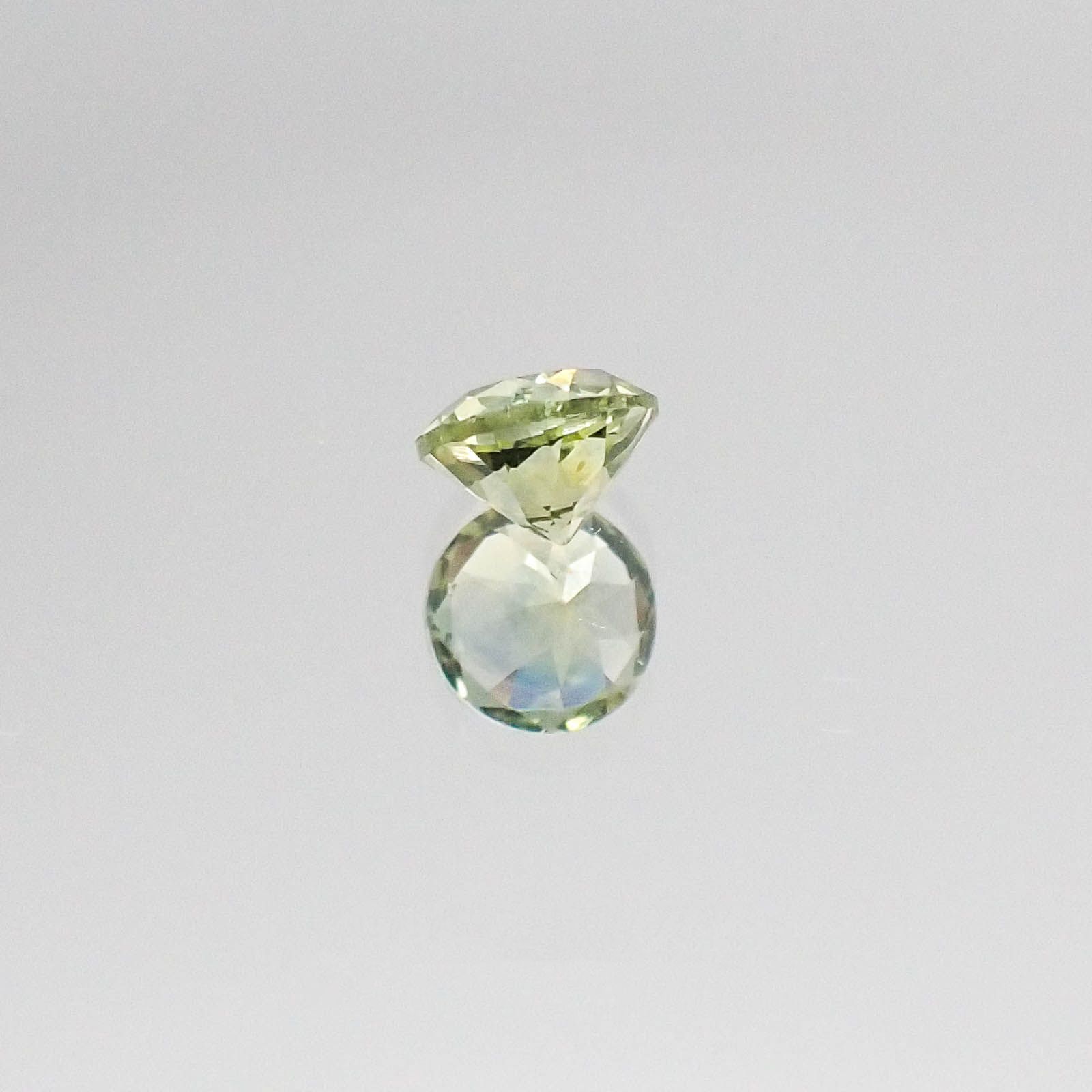 モンタナサファイア(宝石名サファイア) アメリカ・モンタナ州産 0.44ct 識別済[20073886]4.4×4.4mm前後