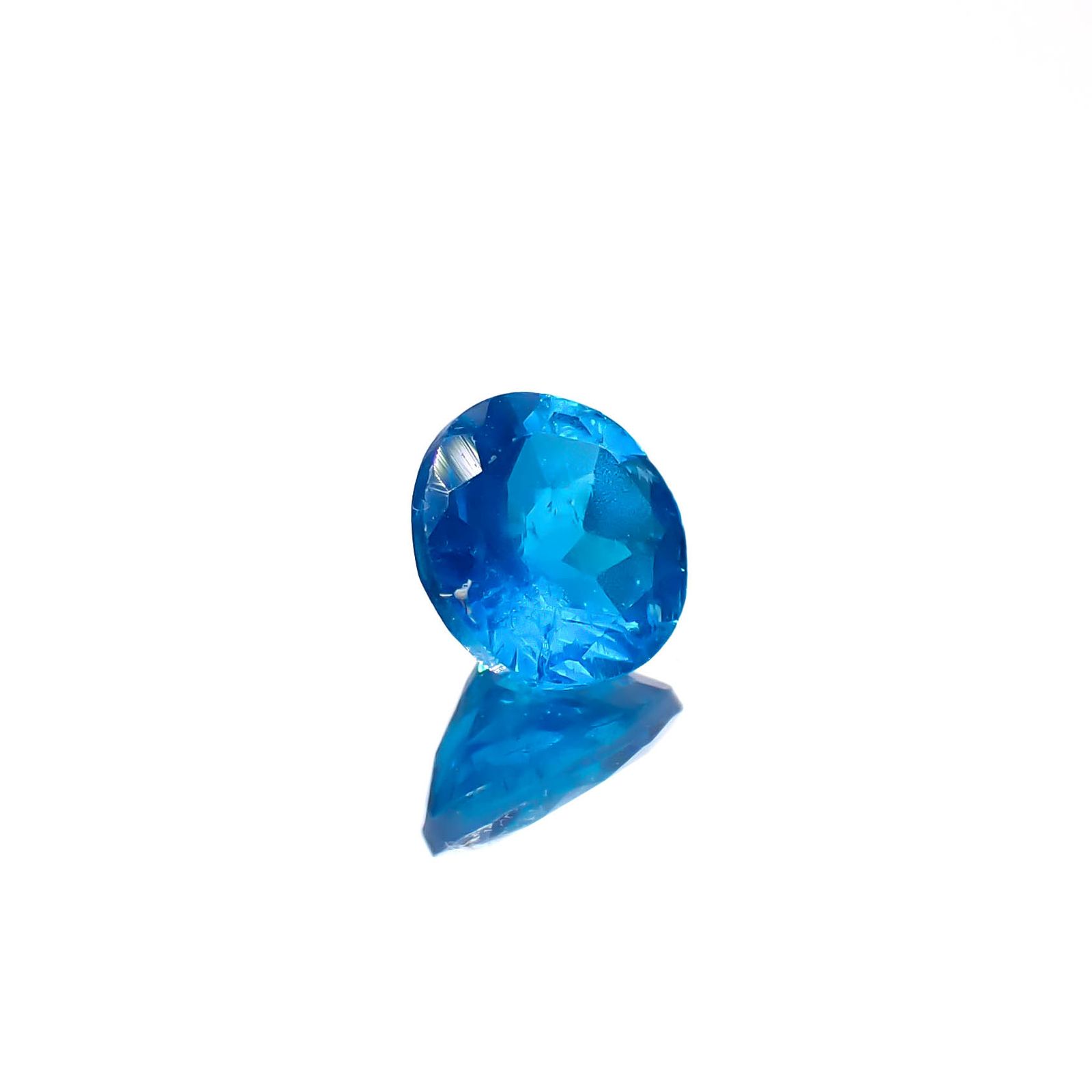ネオンブルーアパタイト マダガスカル産 0.87ct[240628094]6x6mm前後
