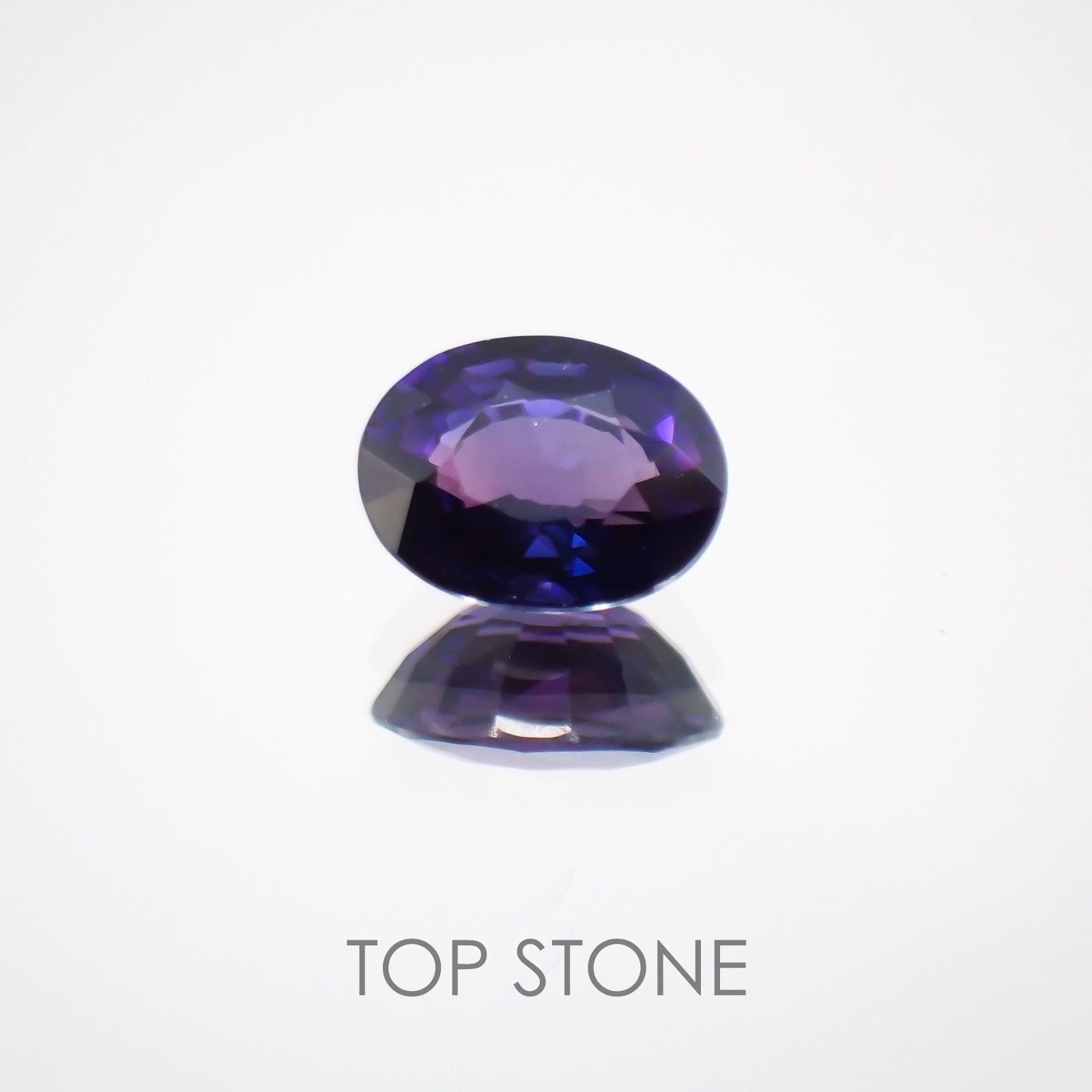 バイカラーサファイア(宝石名バイカラー・サファイア) タンザニア産 0.50ct 識別済[210410591]5.3×4.1mm前後